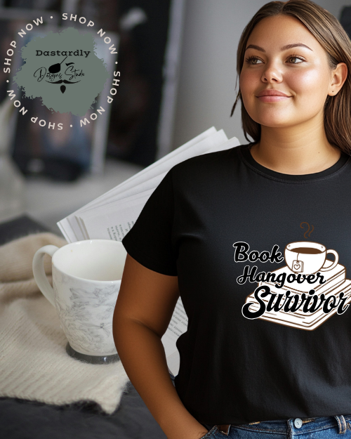 Book Hangover Survivor Graphic T-Shirt