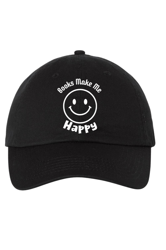 Books Make Me Happy Cap
