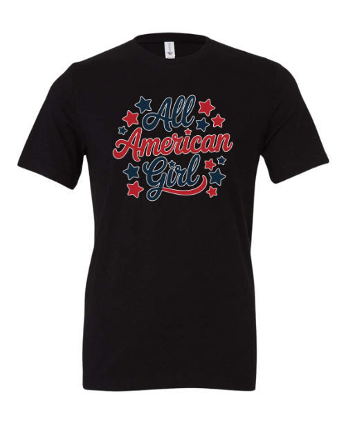 All American Girl 4th of July T-Shirt