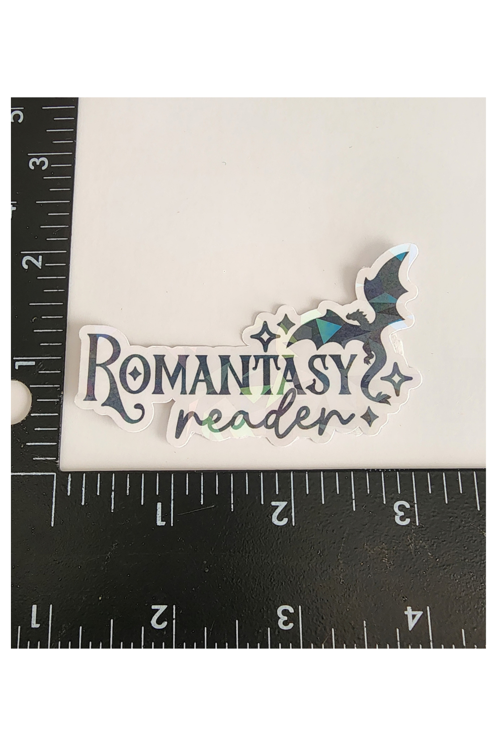 Romantasy Reader Dragon 3" Sticker