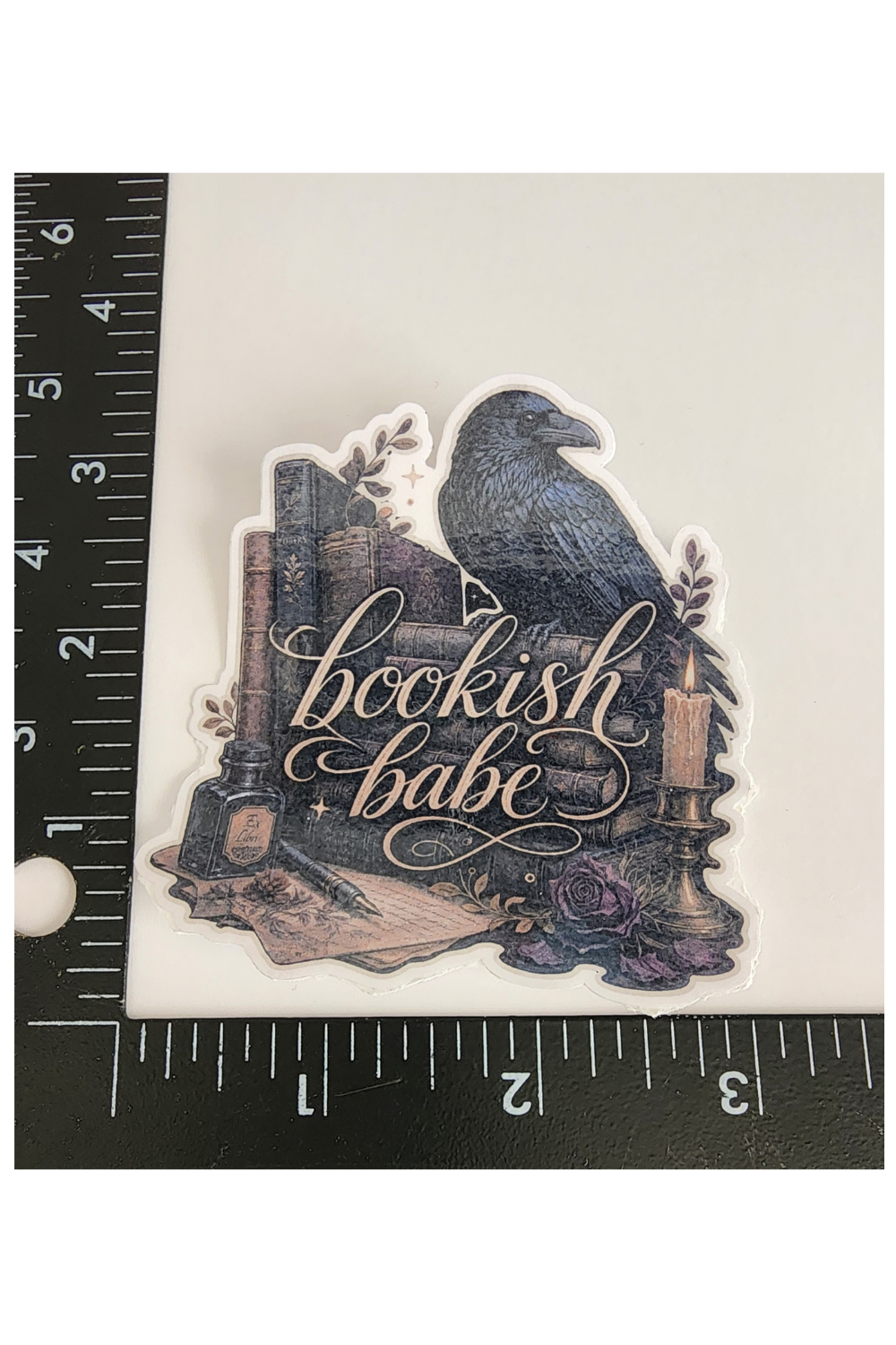 Bookish Babe 3" Sticker