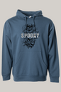 Spooky Halloween Skull Florished Hooded Sweatshirt