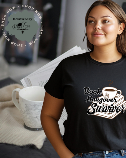 Book Hangover Survivor Graphic T-Shirt
