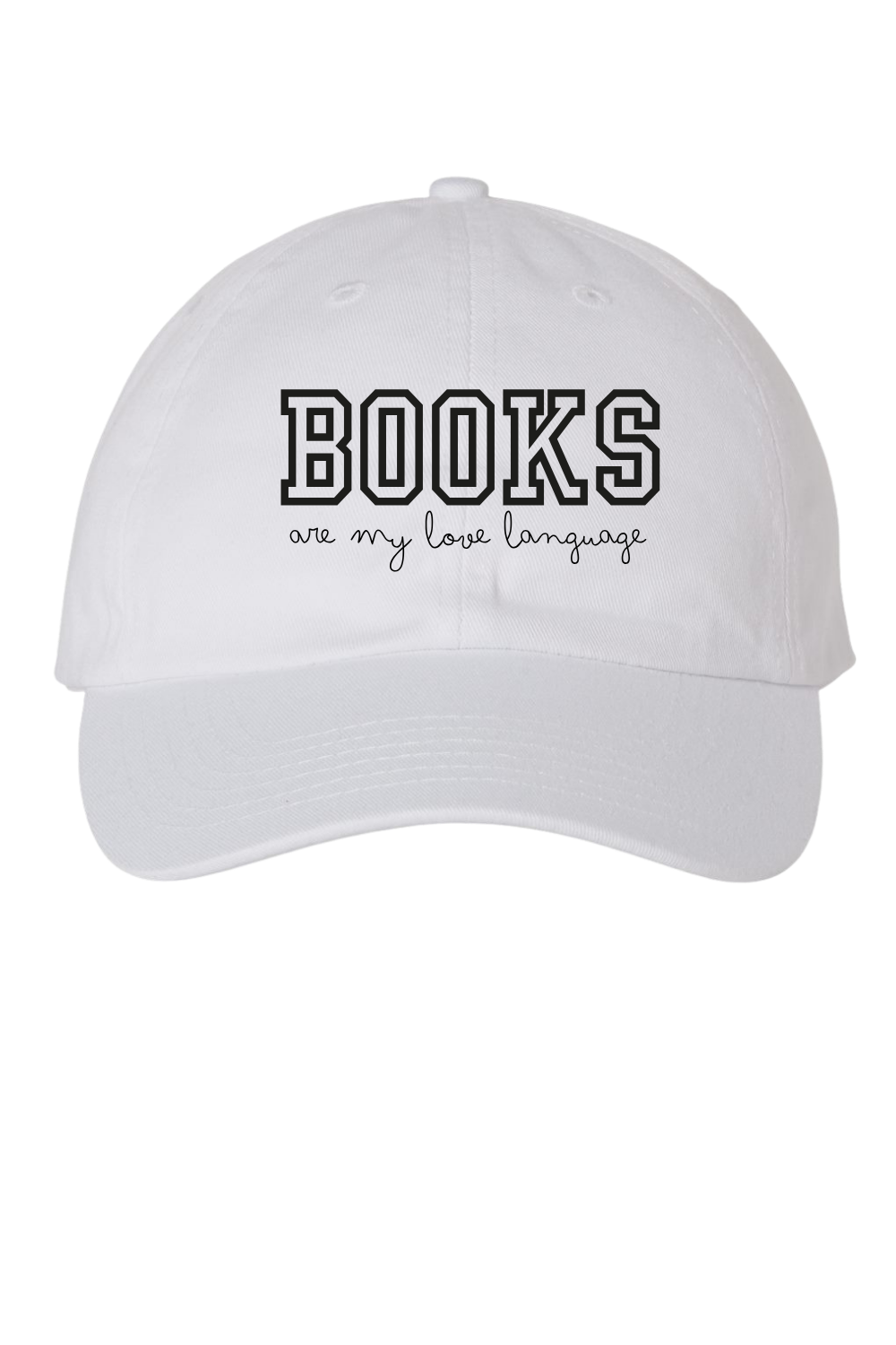 Books Are My Love Language Cap