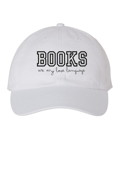 Books Are My Love Language Cap