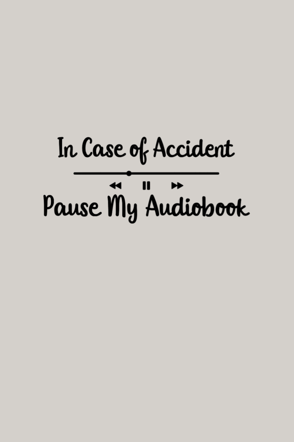 In Case of Accident Window Decal