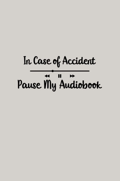 In Case of Accident Window Decal