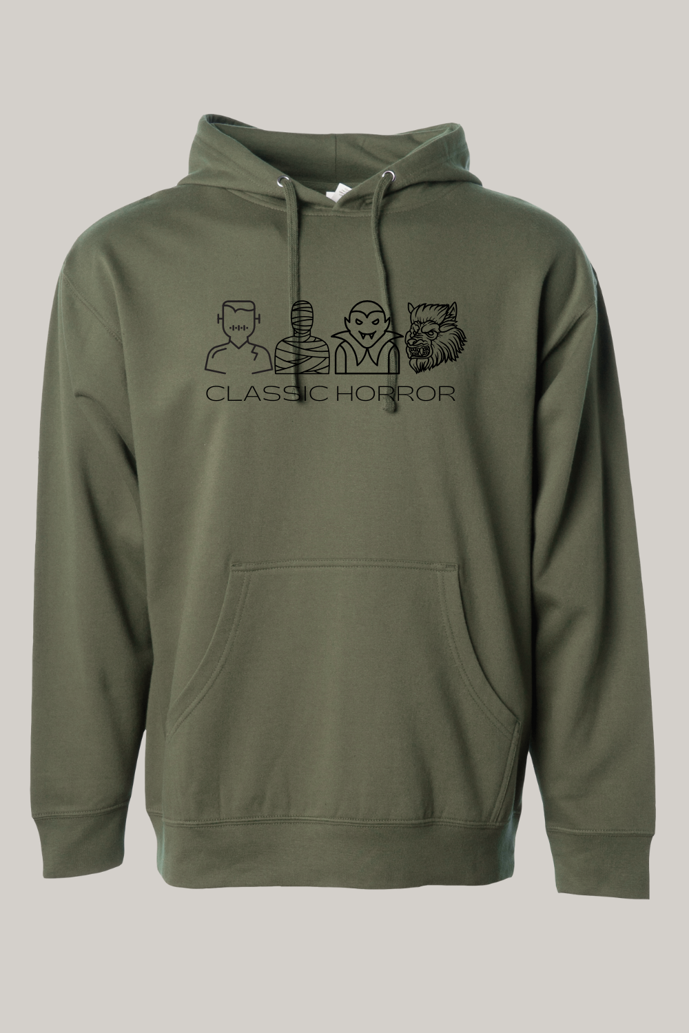 Classic Horror Monster Hooded Sweatshirt