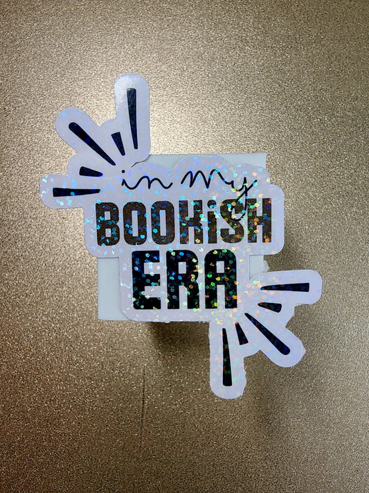 In My Bookish Era – 3" Holographic Sticker