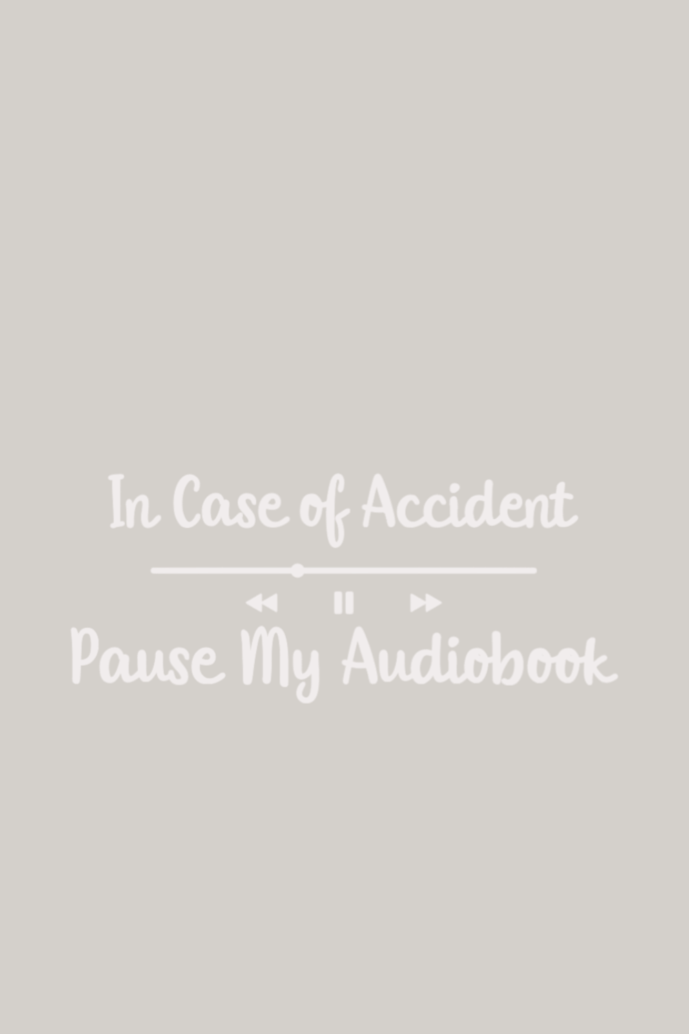 In Case of Accident Window Decal
