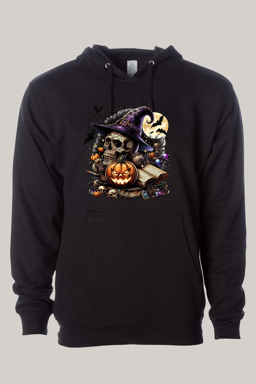 Witch’s Skull Halloween Hooded Sweatshirt