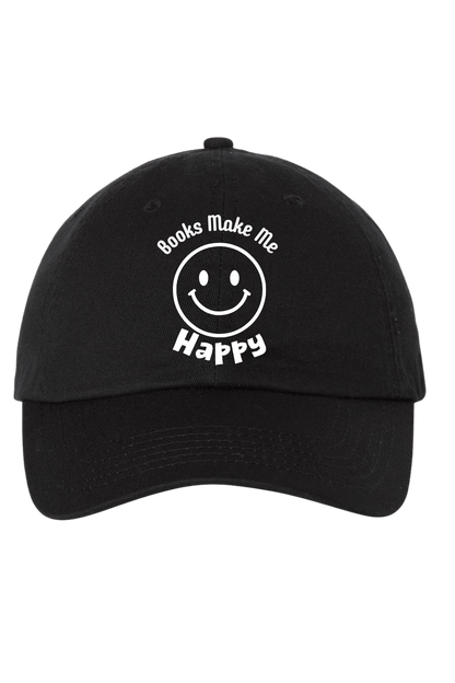 Books Make Me Happy Cap