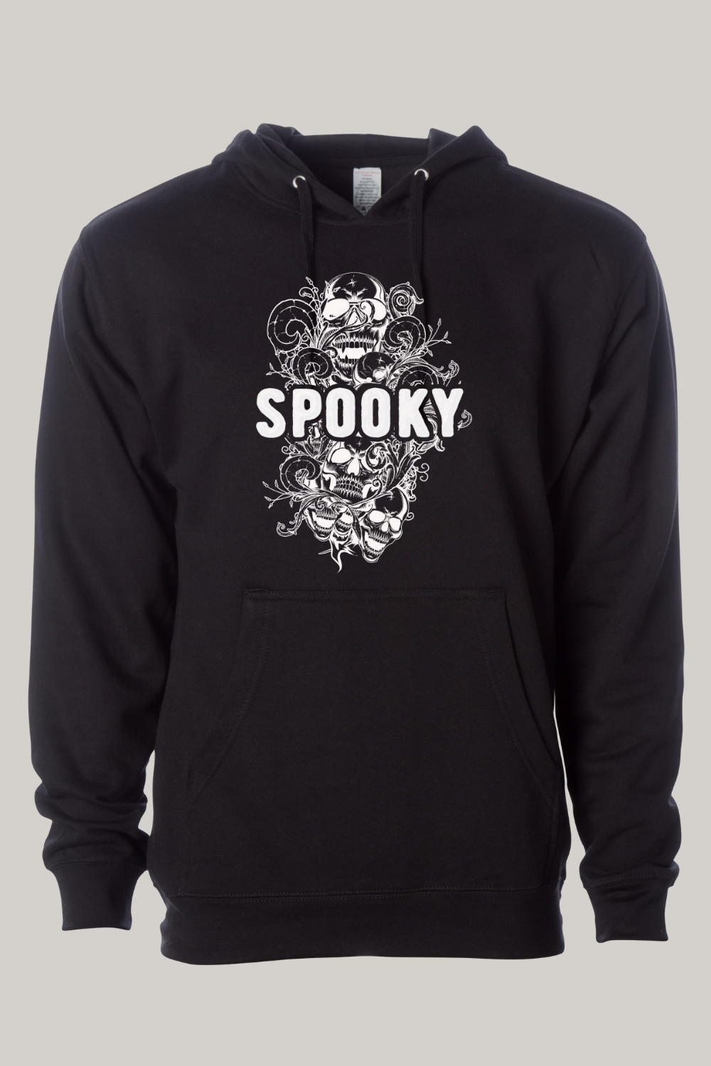 Spooky Halloween Skull Florished Hooded Sweatshirt