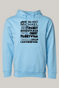 Horror Character Word Art Hooded Sweatshirt