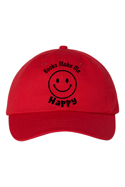 Books Make Me Happy Cap