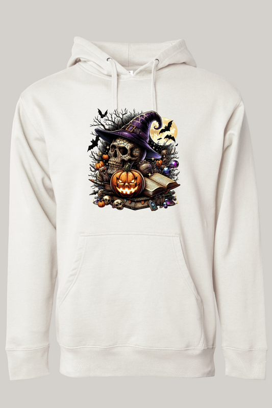 Witch’s Skull Halloween Hooded Sweatshirt