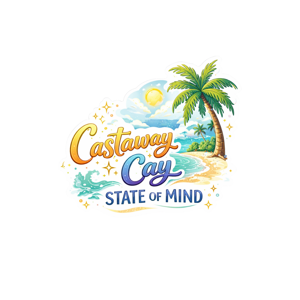 Castaway Cay State of Mind Sticker