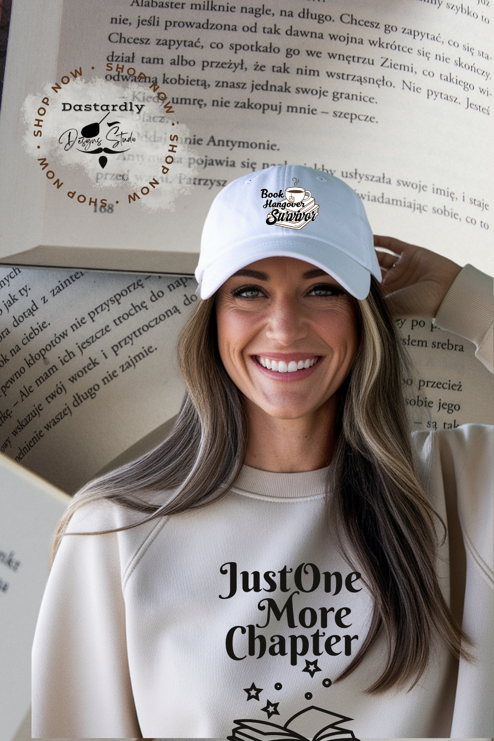 Book Hangover Survivor Cap