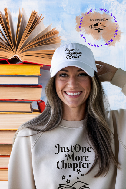 Easily Distracted by Books Cap