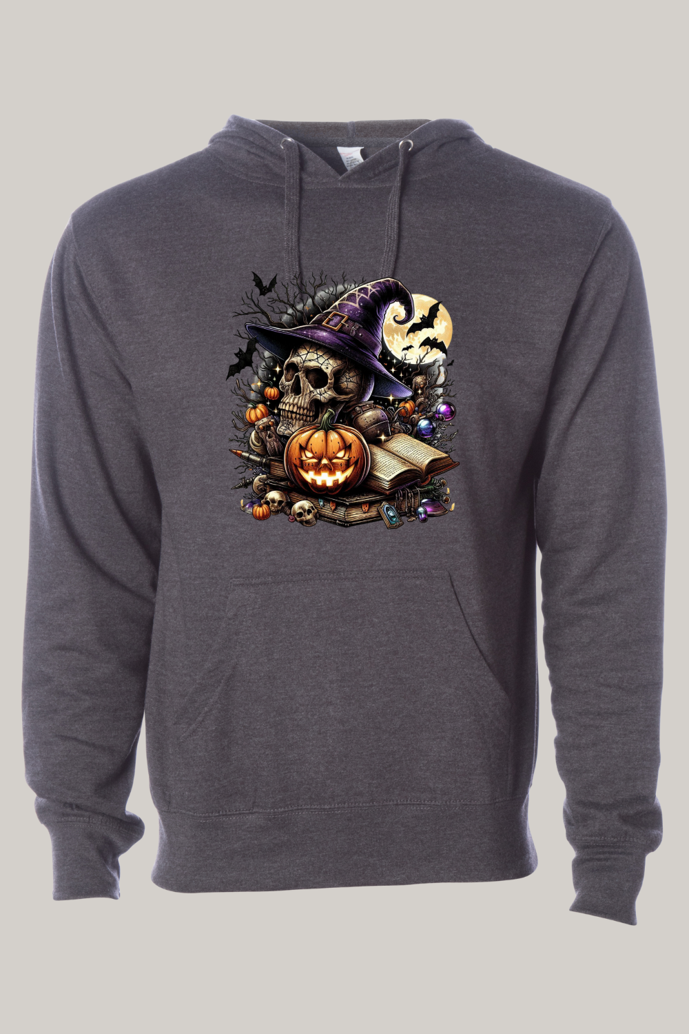 Witch’s Skull Halloween Hooded Sweatshirt