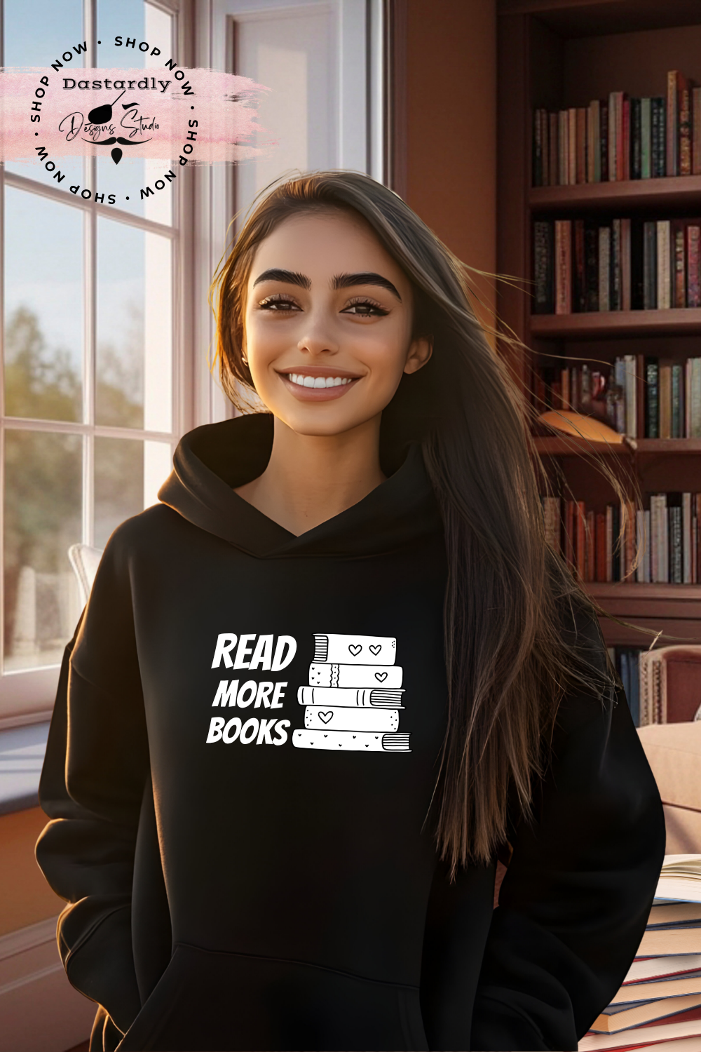 Read More Books Hooded Sweatshirt
