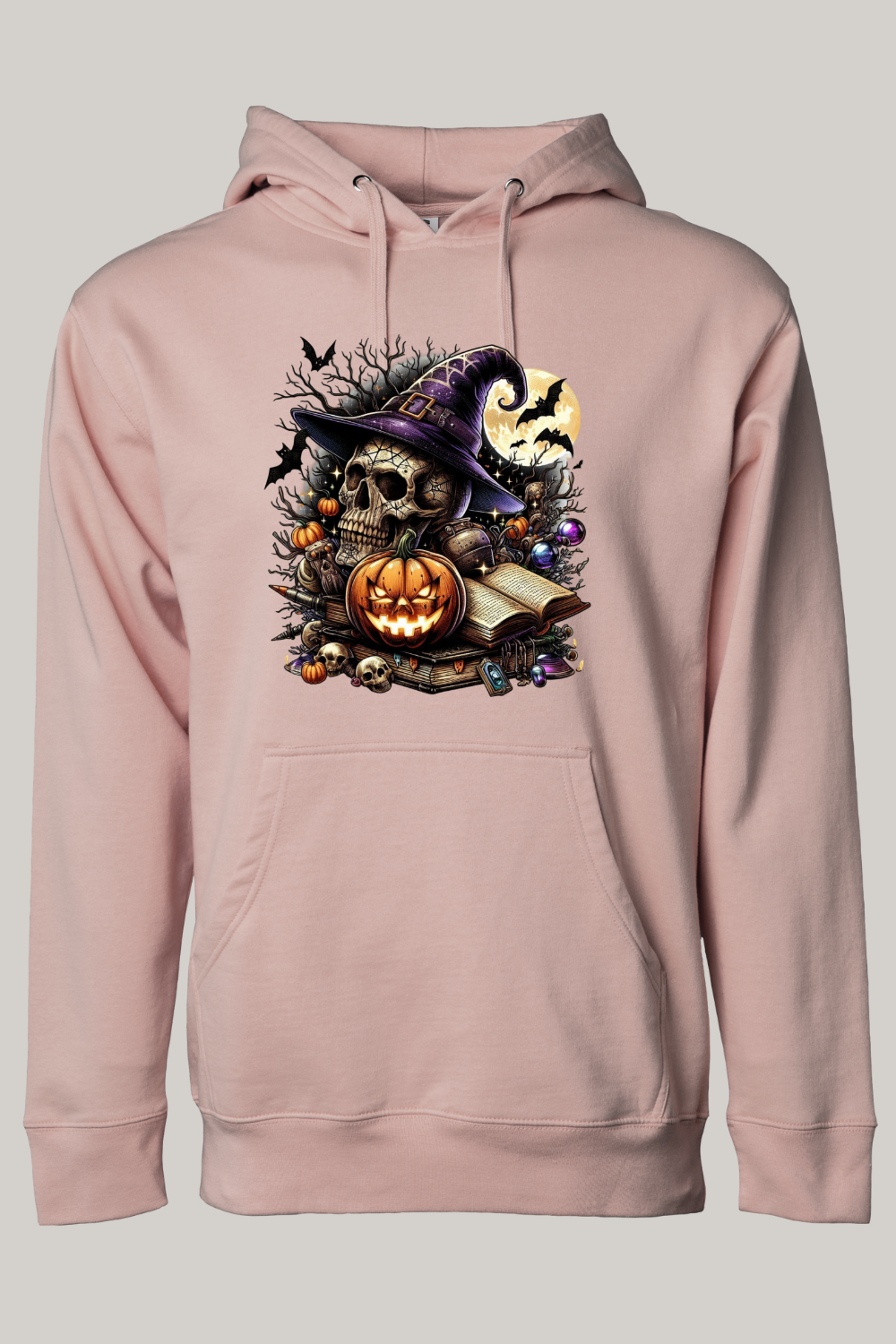 Witch’s Skull Halloween Hooded Sweatshirt