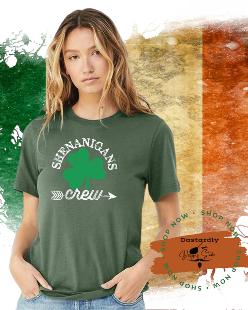 Shenanigans Crew – St. Patrick’s Day T-Shirt 🍀🍻