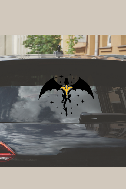 Dragon Flight Window Decal