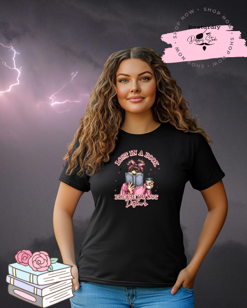 Lost in a Book, Do Not Disturb Graphic T-Shirt