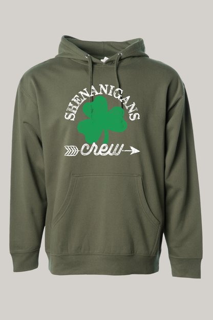 Shenanigan's Crew St Patrick's Day Hooded Sweatshirt