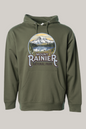 Mt Rainier National Park Hooded Sweatshirt