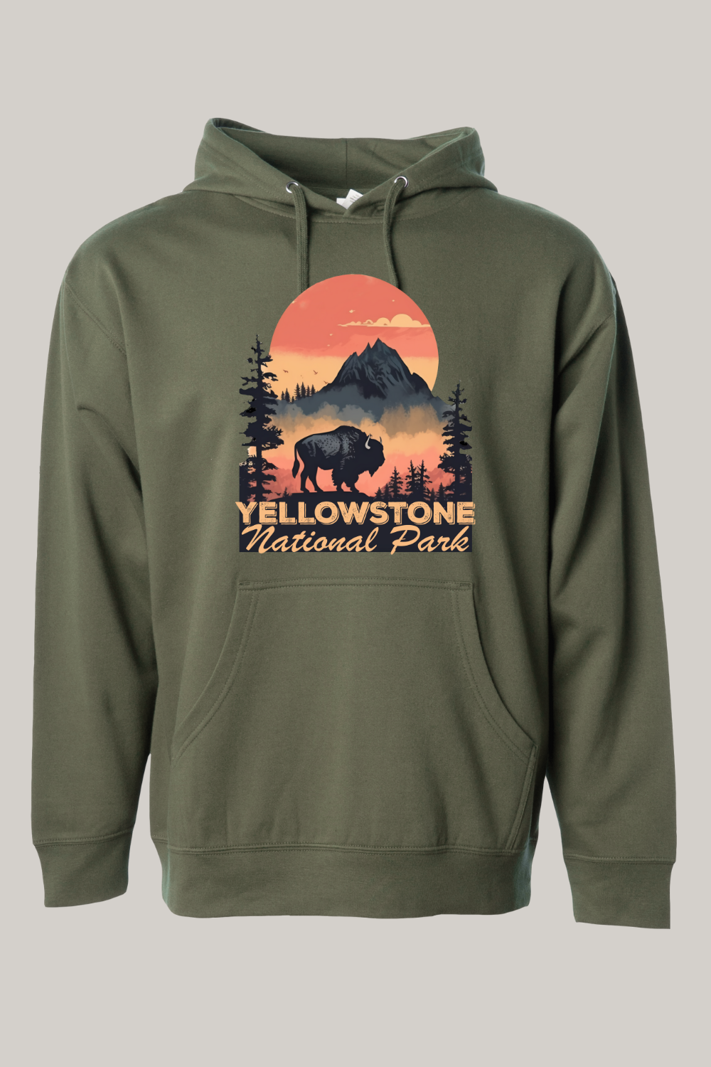 Yellowstone National Park Hooded Sweatshirt