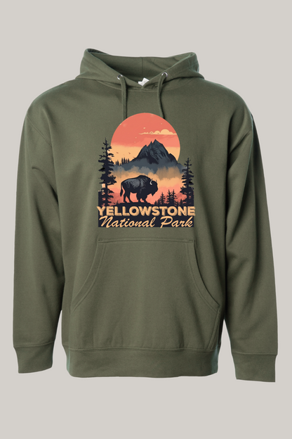 Yellowstone National Park Hooded Sweatshirt