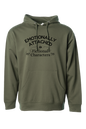 Emotionally Attached to Fictional Characters Hooded Sweatshirt