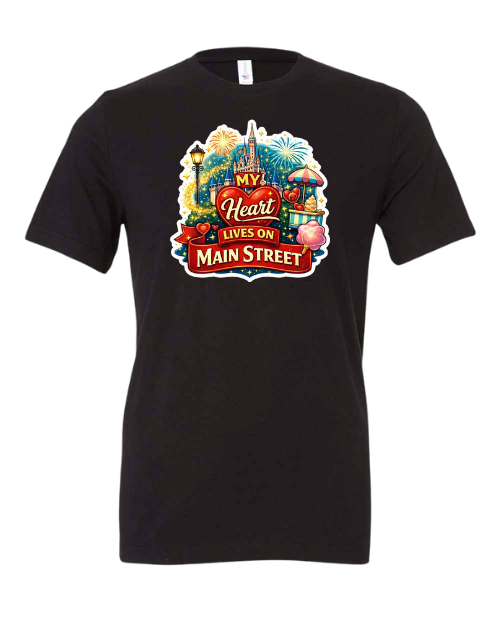 My Heart Lives on Main Street T-Shirt