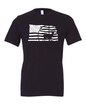 American Flag/Hunting Unisex Short Sleeve T-Shirt Graphic Design
