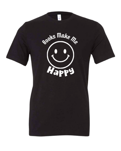 Books Make Me Happy Graphic T-Shirt