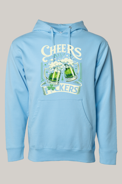 Cheers F*ckers St Patrick's Day Hooded Sweatshirt