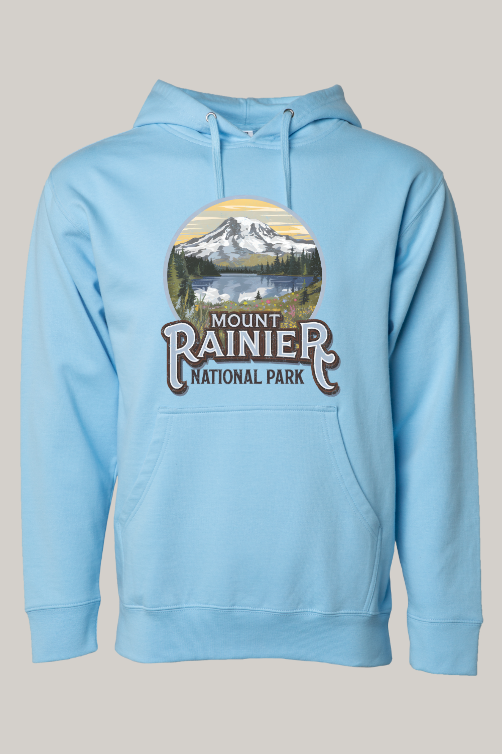 Mt Rainier National Park Hooded Sweatshirt