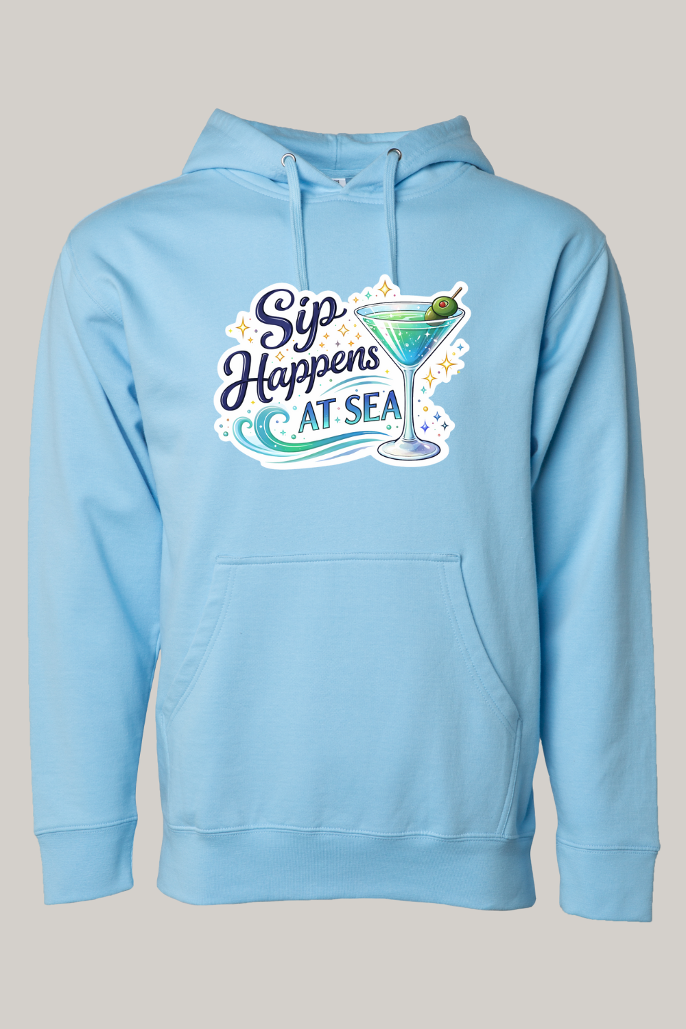 Sip Happens at Sea Hooded Sweatshirt