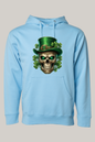 Irish Skull St Patrick's Day Hooded Sweatshirt