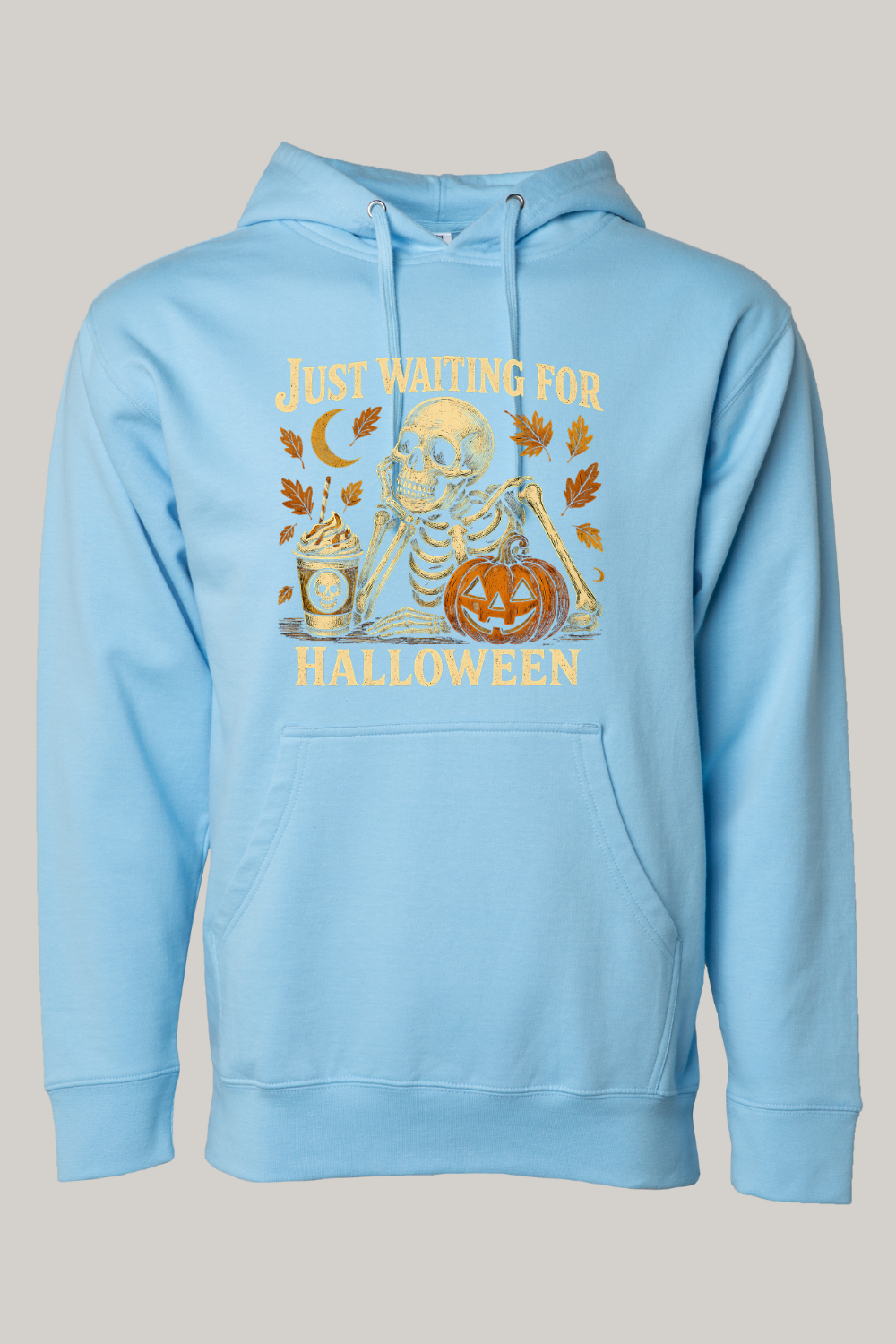 Just Waiting For Halloween Hooded Sweatshirt