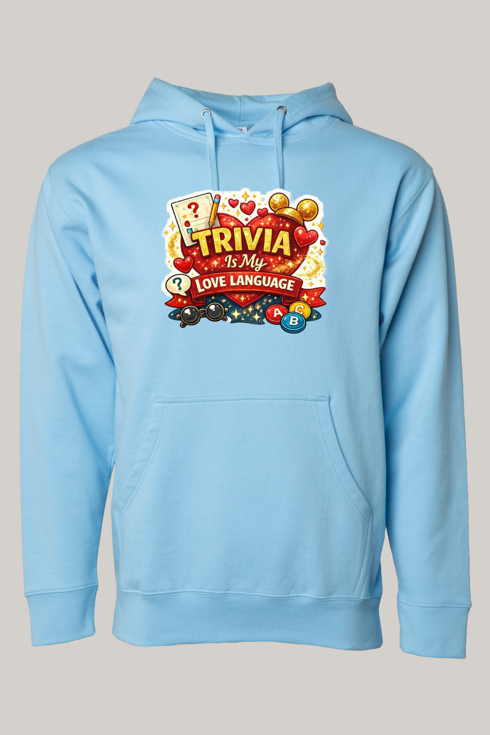 Trivia Is My Love Language Hooded Sweatshirt
