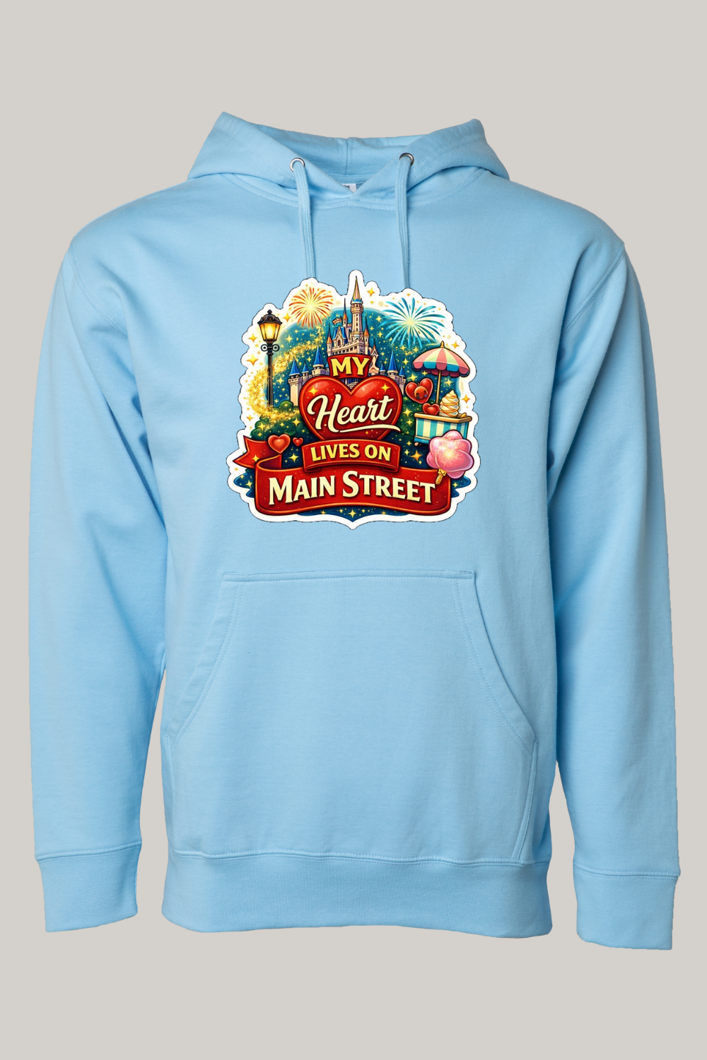 My Heart Lives On Main Street Hooded Sweatshirt