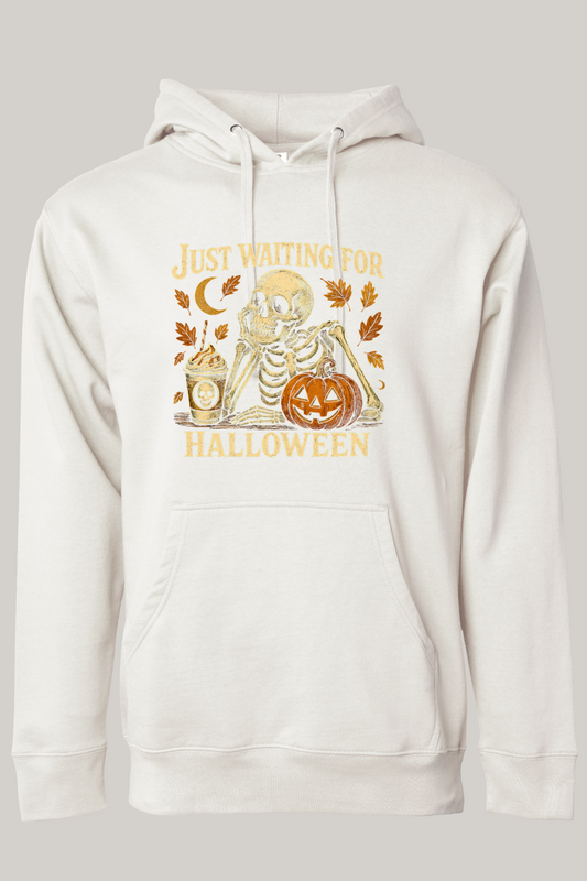 Just Waiting For Halloween Hooded Sweatshirt