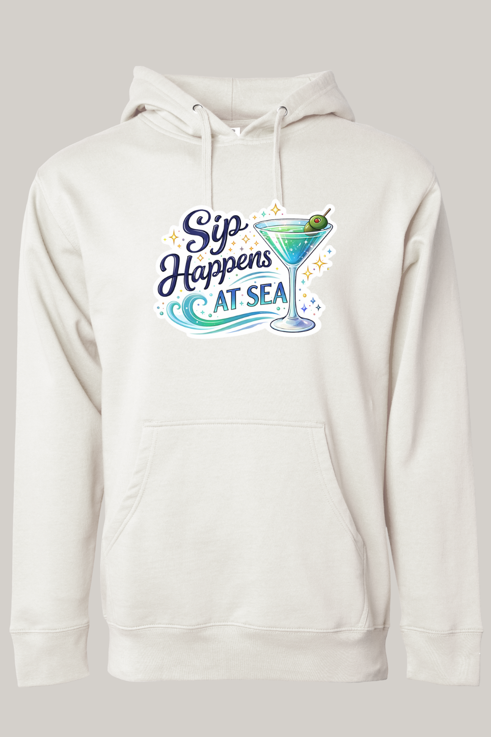 Sip Happens at Sea Hooded Sweatshirt