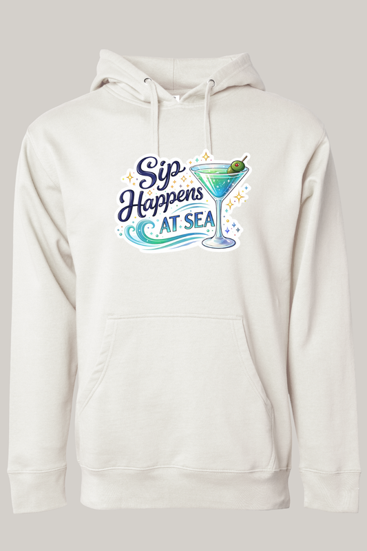 Sip Happens at Sea Hooded Sweatshirt