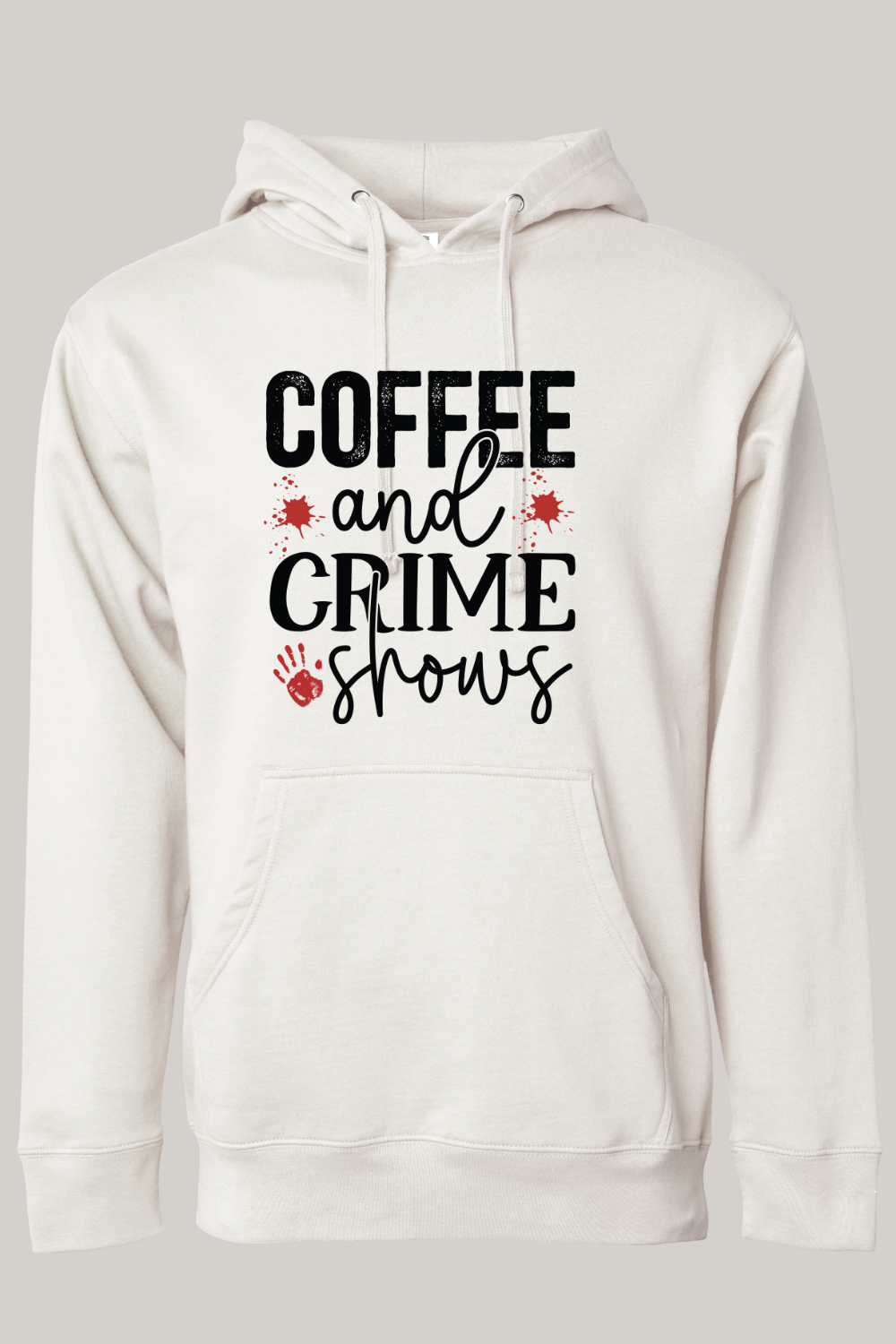 Coffee and Crime Shows Hoodie