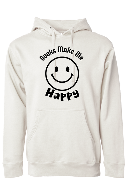 Books Make Me Happy Hooded Sweatshirt