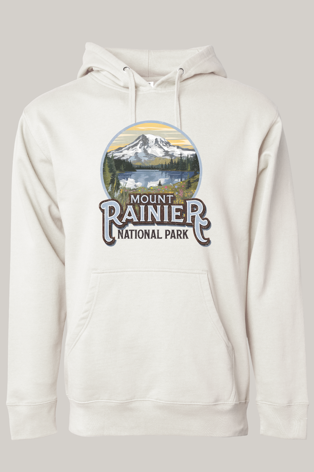 Mt Rainier National Park Hooded Sweatshirt